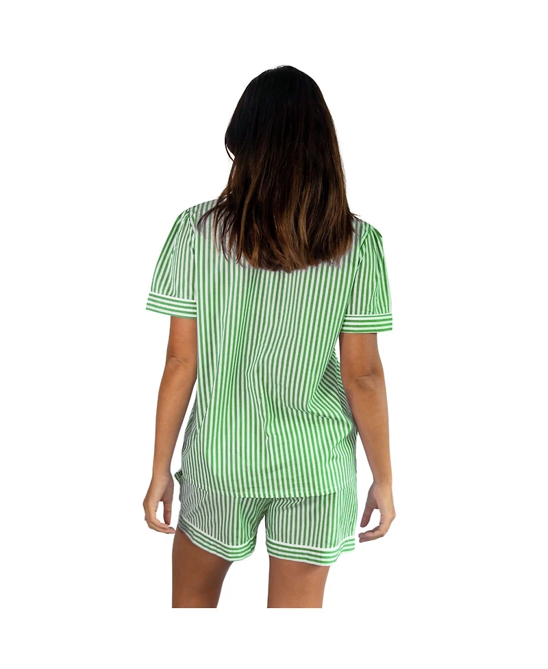 Sant and Abel Women's Braddock Green Short Pj Set
