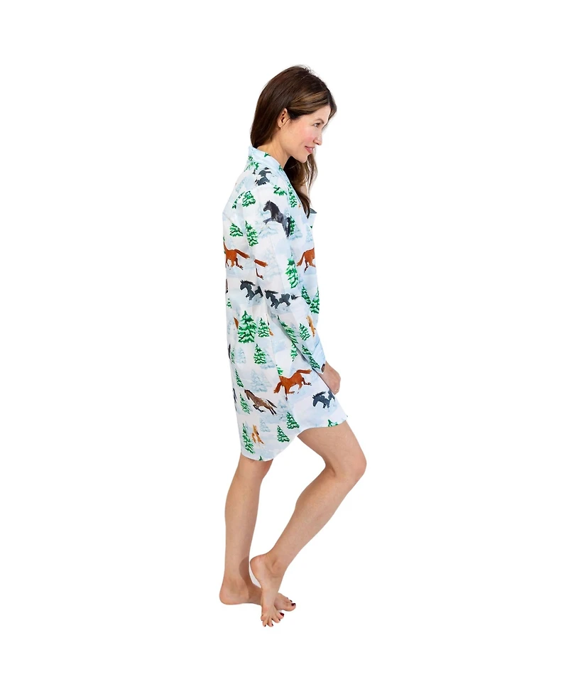 Sant and Abel Women's Skydog Wild & Free Night Shirt