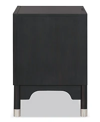 Furniture of America Forma 26" Solid Wood 1-Drawer Nightstand with Touch Light