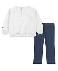 Nike Baby Girls Swoosh On Pointe 2-Piece T-Shirt and Leggings Set