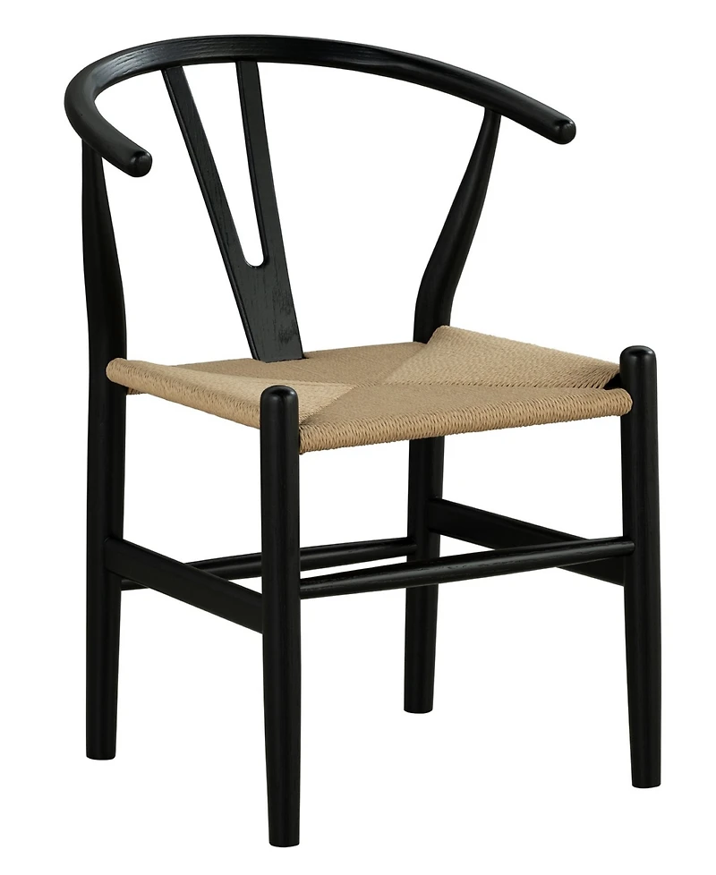 Furniture of America 2-Pc. Farre Solid Wood Rounded Side Chair Set