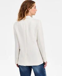 Bar Iii Women's Oversized Crepe Blazer, Macy's Exclusive
