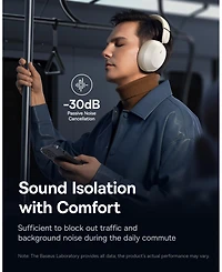Baseus Over Ear Headphones Bluetooth 5.3 50H Playtime Foldable Wireless Headphone