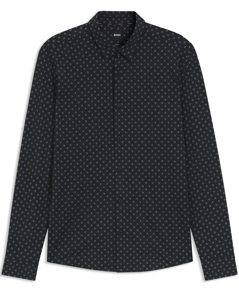Boss by Hugo Men's Performance-Stretch Slim-Fit Dress Shirt