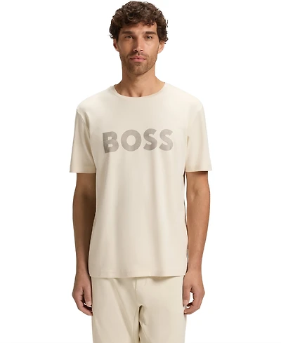 Boss by Hugo Men's Gloss Logo Pima-Cotton T-Shirt