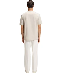 Boss by Hugo Men's Micro Pattern Mercerized-Cotton T-Shirt