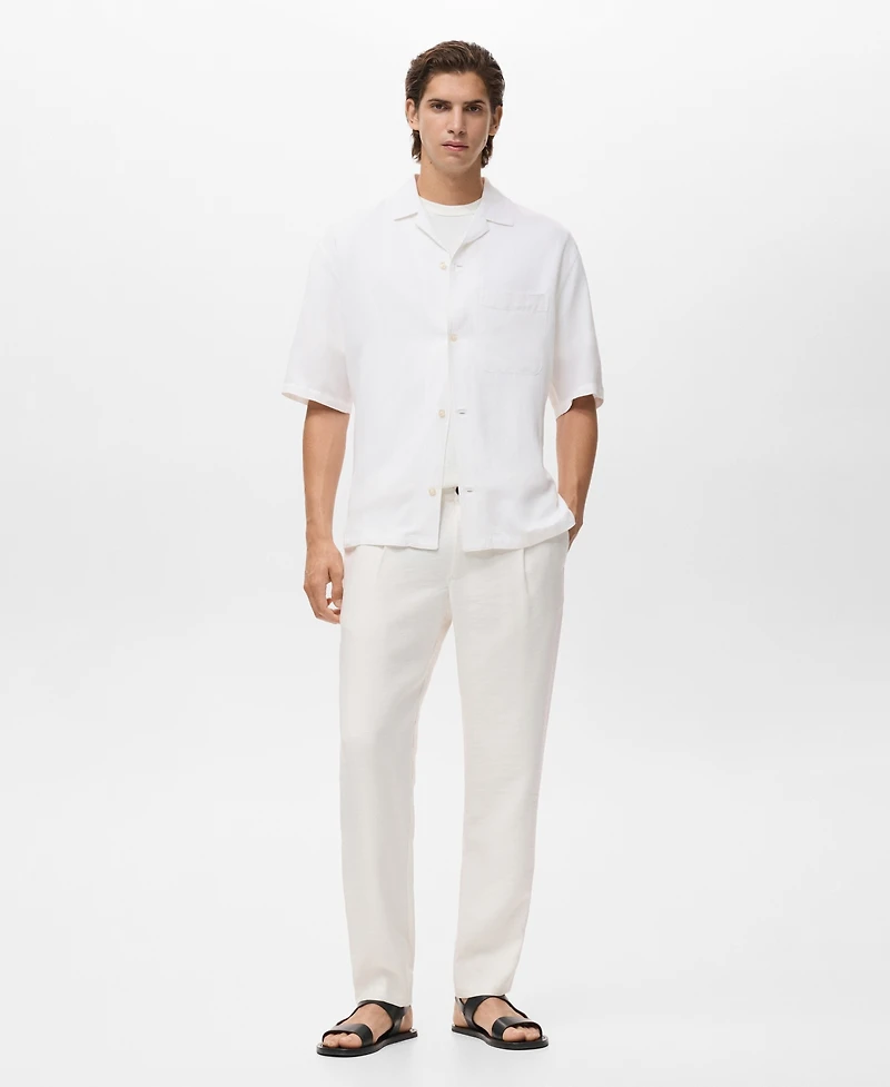 Mango Men's Fine-Knit T-Shirt