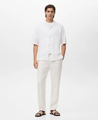 Mango Men's Fine-Knit T-Shirt