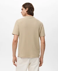 Mango Men's Fine-Knit T-Shirt