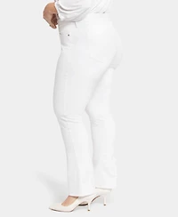 Nydj Plus Waist Match Marilyn Straight Jeans