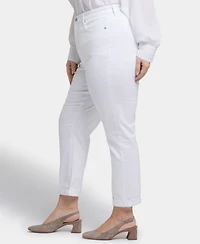 Nydj Plus Margot Girlfriend Pull On Jeans
