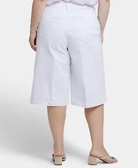 Nydj Plus Amelia Culotte Capri Jeans