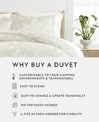 ienjoy Home Rustic Retreat All Season 3-Pc. Duvet Cover Set, King/California King