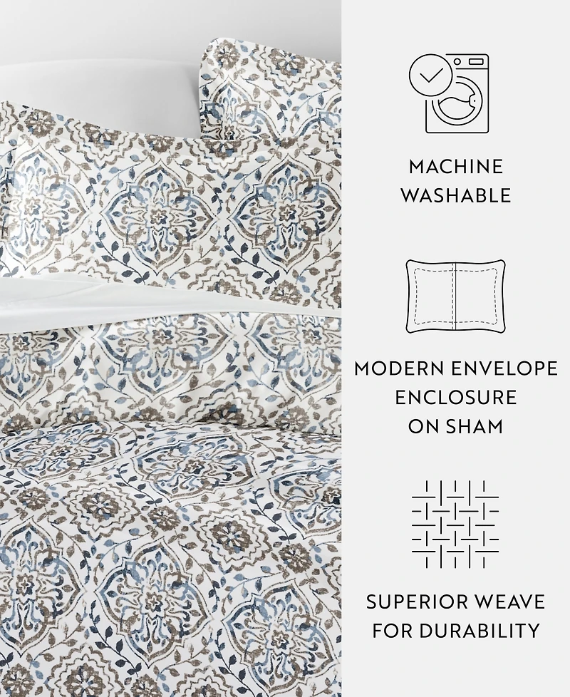 ienjoy Home Rustic Retreat All Season 3-Pc. Duvet Cover Set, Full/Queen