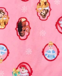 Ame Big Girls Disney Princess Button Down Pajama Set