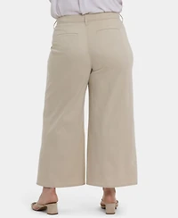 Nydj Plus Mona Wide Leg Trouser Ankle Pants