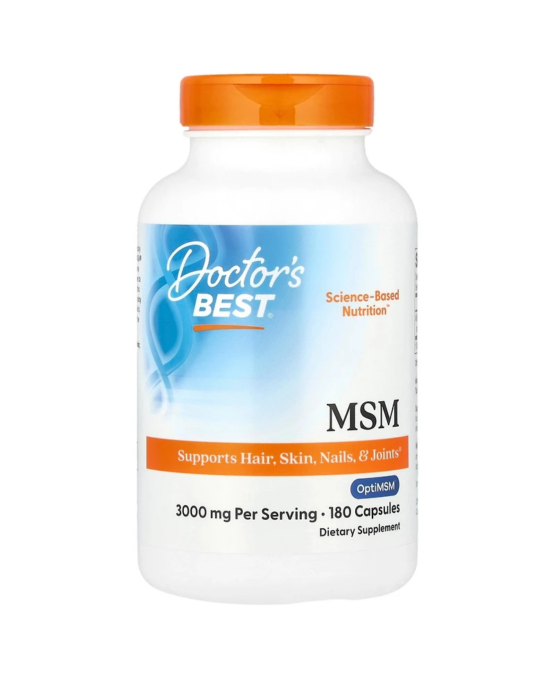Doctor's Best Msm with OptiMSM 1 000 mg - 180 Capsules