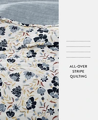 ienjoy Home French Jacobean Reversible 3-Pc. Quilt Set, King/California King