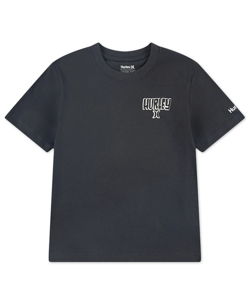 Hurley Big Boys Surfy Skully Crewneck T-Shirt