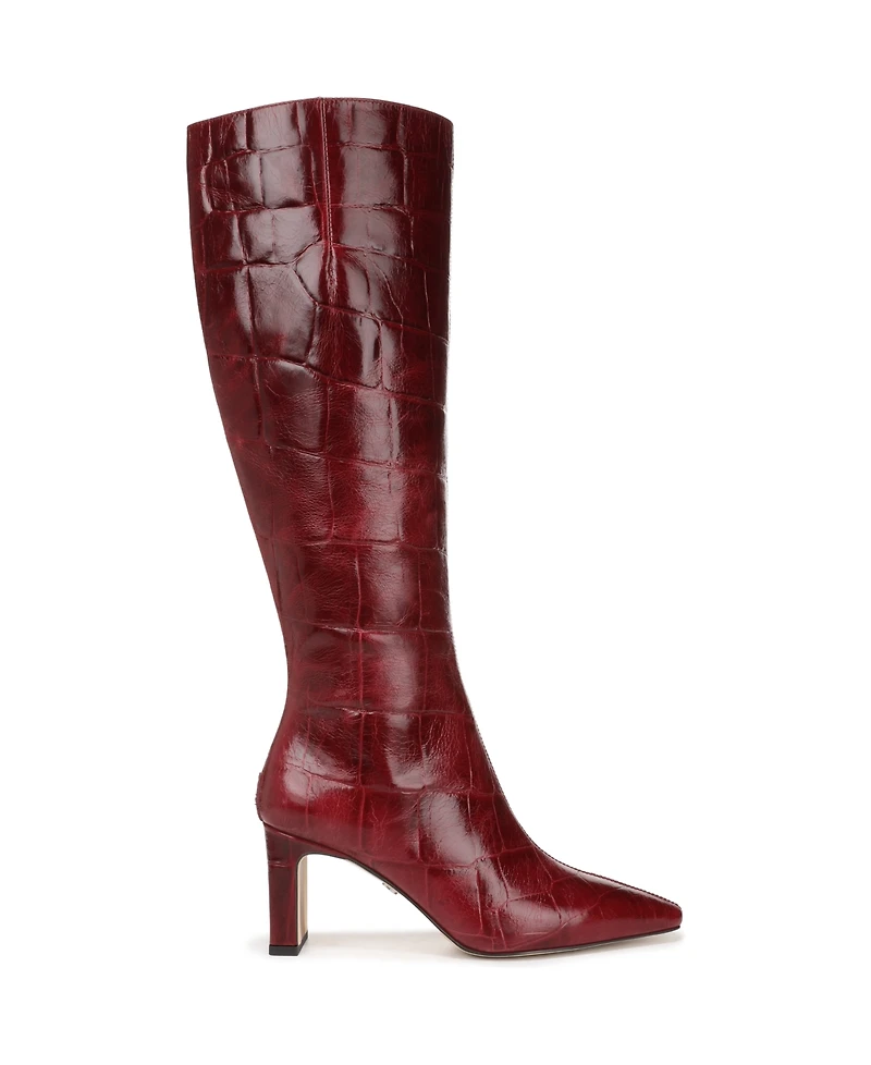 Sam Edelman Sylvia Snip-Toe Knee-High Dress Boots