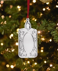 Wallace 2025 Silver-Plated Engravable Candle Ornament, 13th Edition