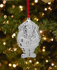 Wallace 2025 Sterling Silver Santa Ornament, 9th Edition