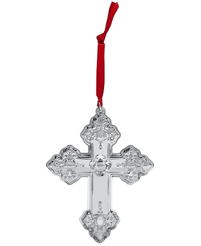 Wallace 2025 Sterling Silver Grande Baroque Cross Ornament, 30th Edition