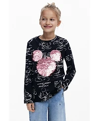 Desigual Girls Girls's Mickey sequin T-shirt
