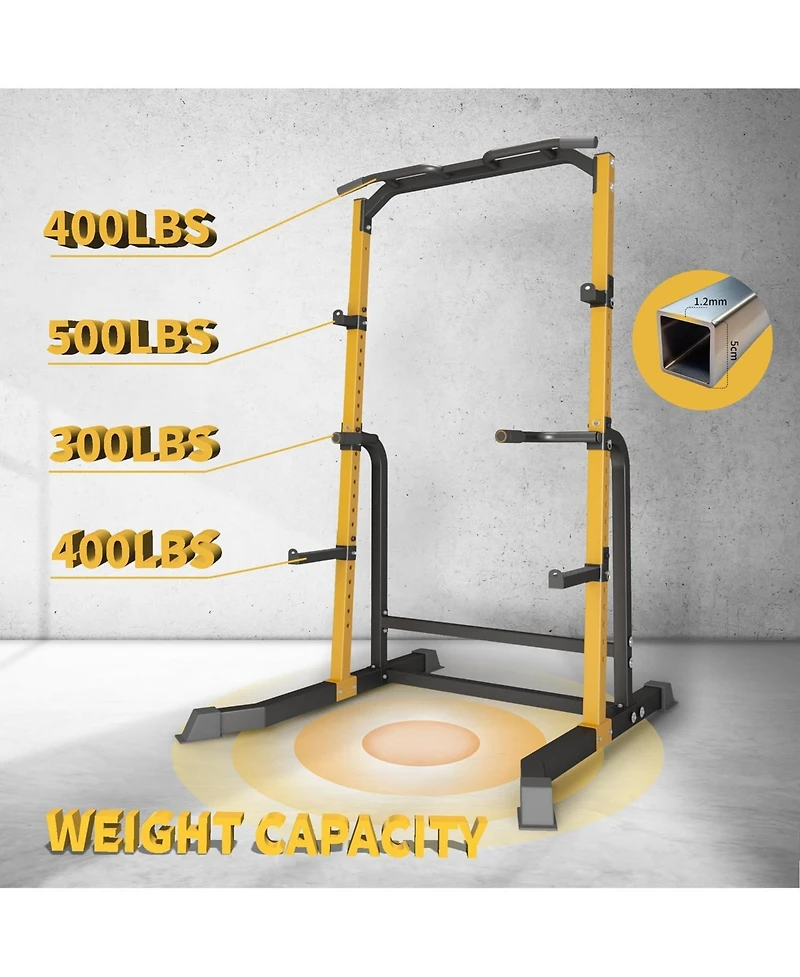 Zenova Squat Rack Power Rack Home Gym Equipment Pull Up Rack Squat Stand for Fitness