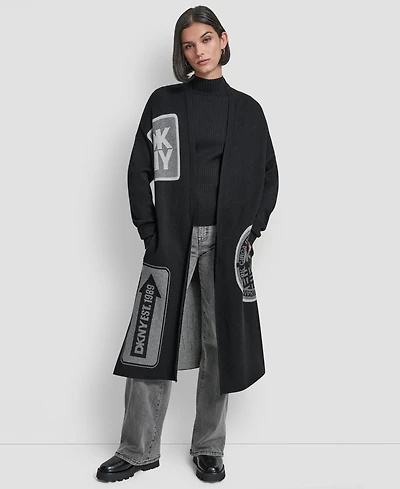 Dkny Women's Oversized Open-Front Cardigan