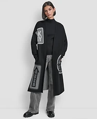 Dkny Women's Oversized Open-Front Cardigan