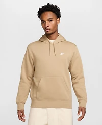 Nike Club Men's Pullover Fleece Logo Hoodie