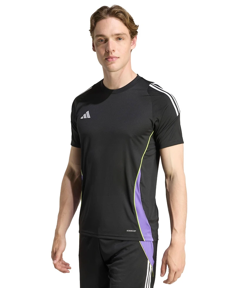 adidas Men's Tiro 24 Slim-fit Performance 3-Stripes Jersey