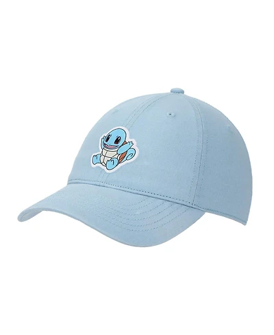 Pokemon Squirtle Printed Patch Blue Unstructured Baseball Cap