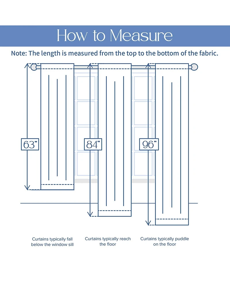 Awesome Home Textured Double Ruffle Rod Pocket Curtains Pair