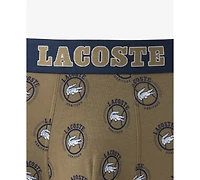 Lacoste Men's Regular-Fit Logo Waistband Boxer Briefs
