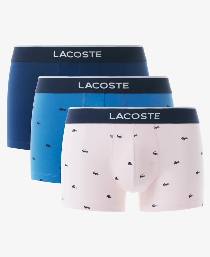 Lactose Men's 3-Pack Lifestyle All Over Print Trunks