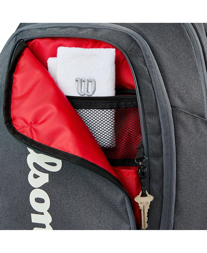 Wilson Tour Black Tennis Backpack - Black