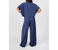 WeWoreWhat Women's Sleep Wide Leg Pant