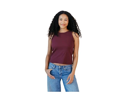 Poplinen Women's Charlie Ribbed Tank