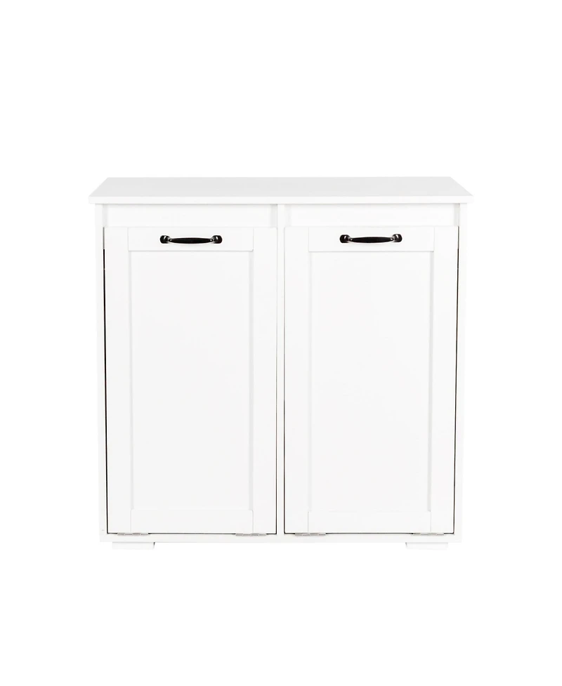 Casainc Laundry Cabinet with 2 Removable Liner Bags for Sorting and Storage