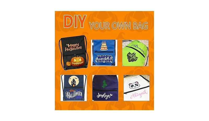 Urbanmax Drawstring Backpack Bag Sport Gym Sackpack