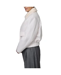 Bernardo Women's Fur Lined Bomber