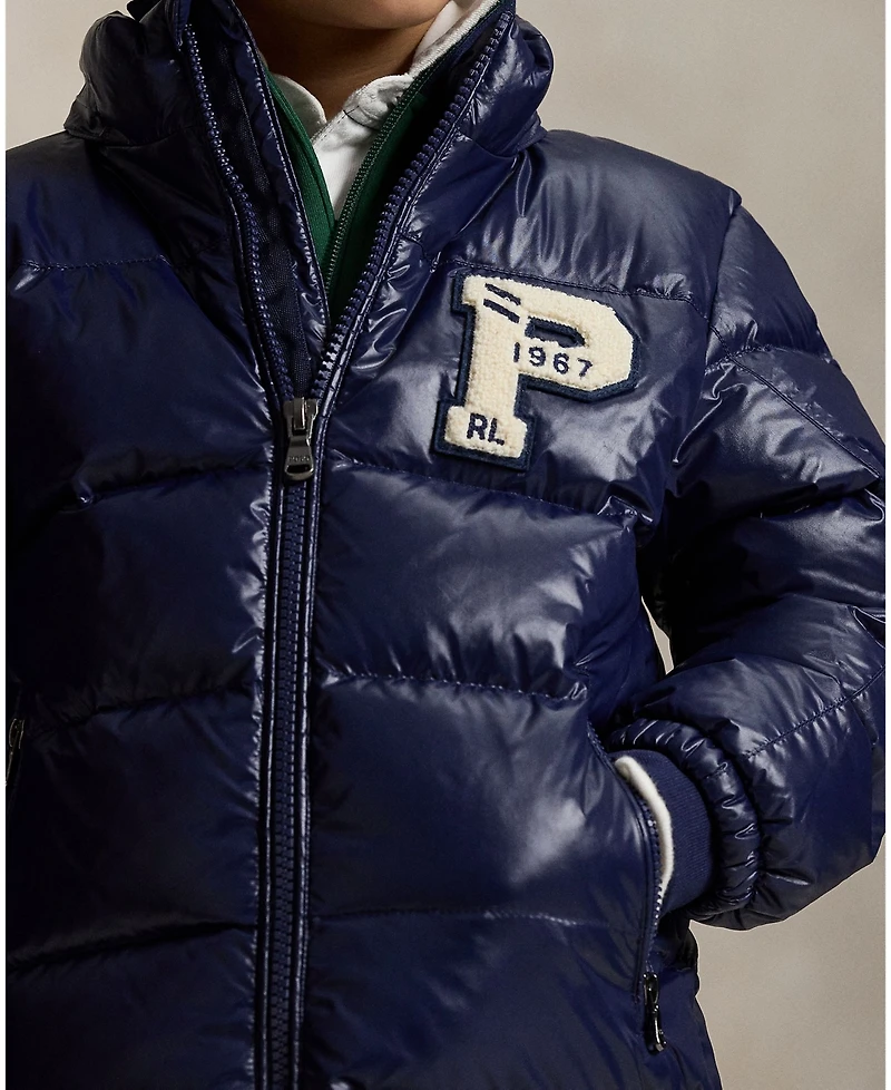 Polo Ralph Lauren Toddler and Little Boys Glossed Hooded Down Jacket