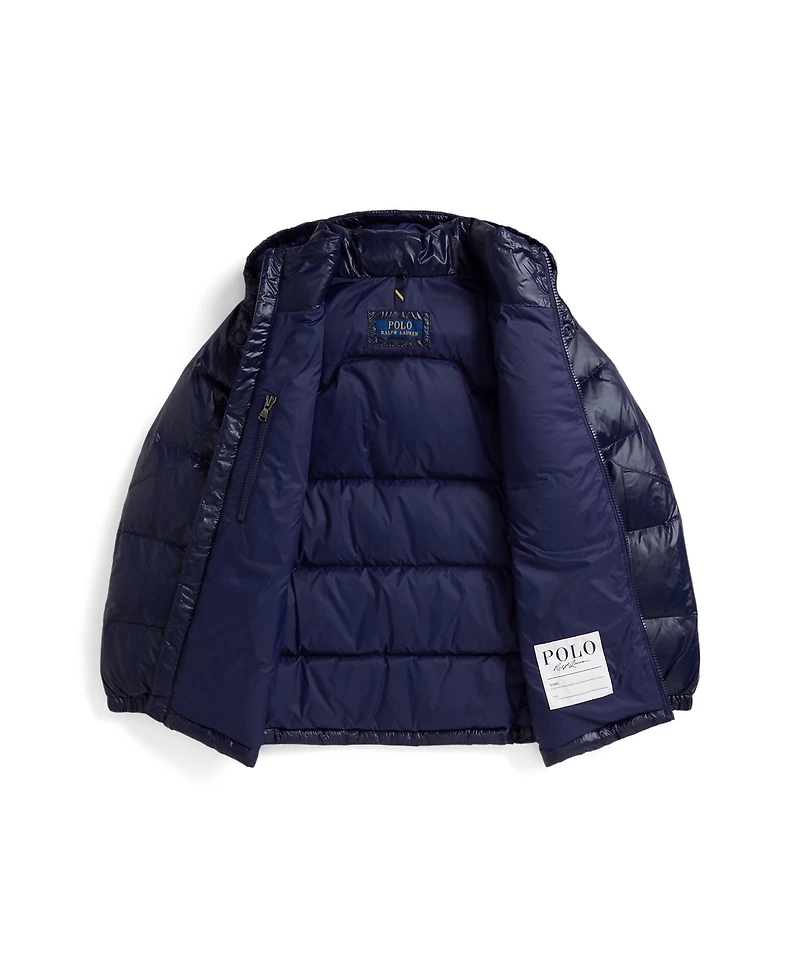 Polo Ralph Lauren Big Boys Glossed Hooded Down Jacket
