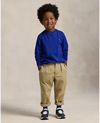 Polo Ralph Lauren Toddler and Little Boys Cotton Jersey Long Sleeve T-Shirt