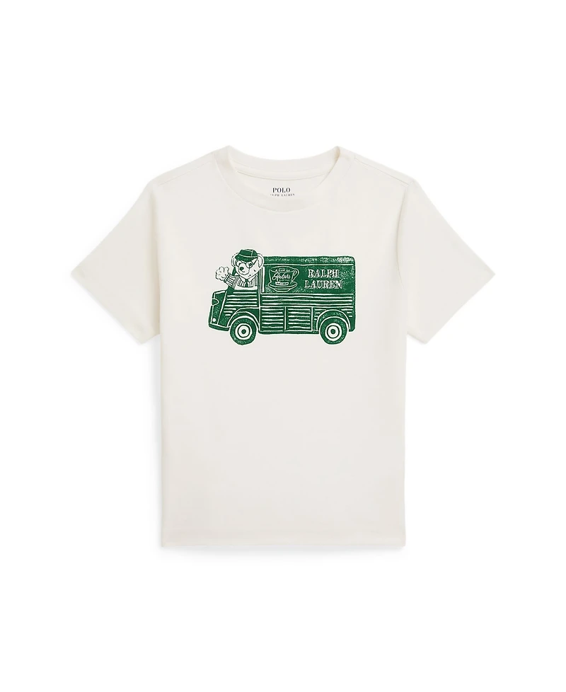 Polo Ralph Lauren Toddler and Little Boys Ralph's Coffee Bear T-Shirt
