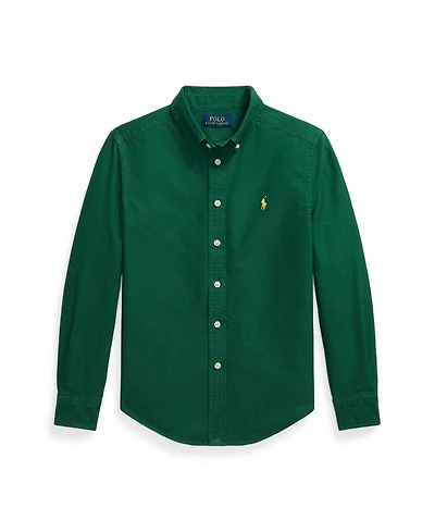 Polo Ralph Lauren Big Boys Garment-Dyed Cotton Oxford Shirt