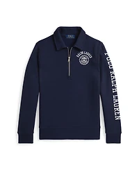 Polo Ralph Lauren Big Boys Logo Fleece Collared Sweatshirt