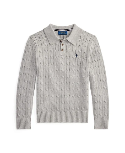 Polo Ralph Lauren Big Boys Cable-Knit Cotton Sweater
